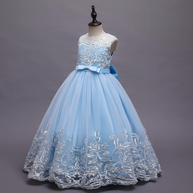 Princess Girl Girls' Flower Kid's Dress