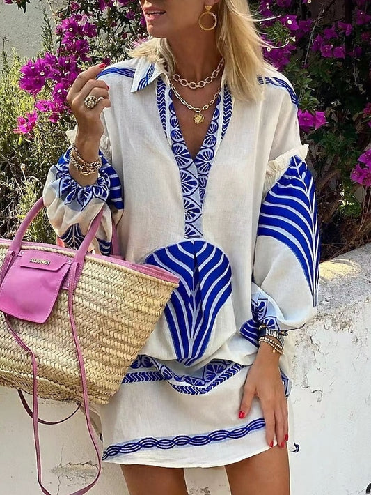 Women's Mini Dress Shirt Dress Casual Dress Casual Daily