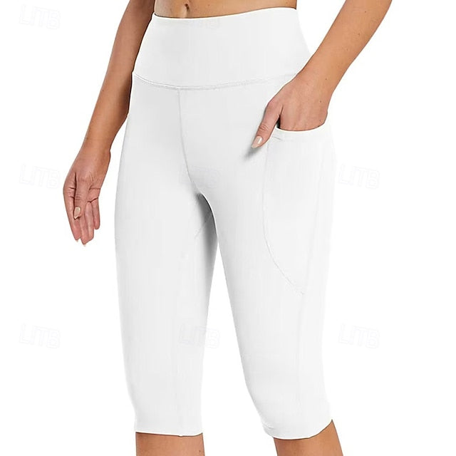 Women's Capri Pants Slacks Anti Chafing Shorts Cozy