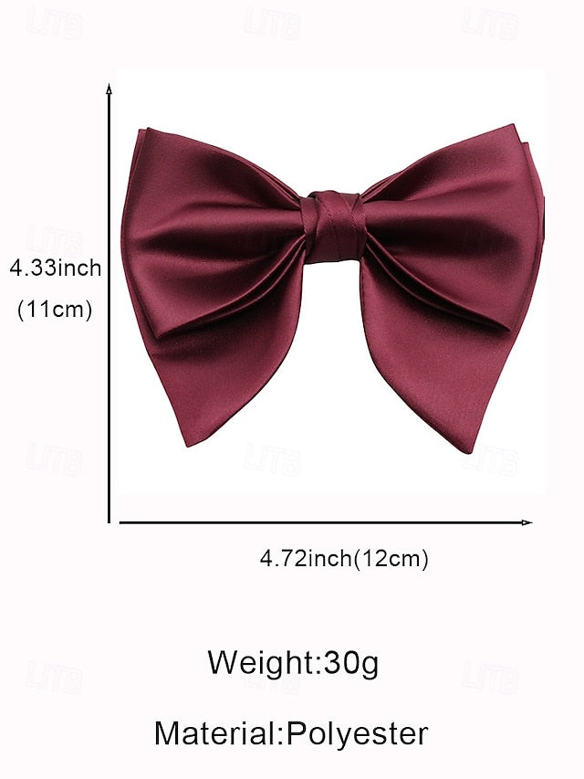 Satin Multiple Bow in Tie Colors Men's