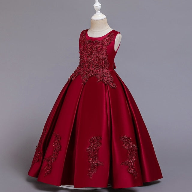 Wedding Girls' Girl Dress Flower Party