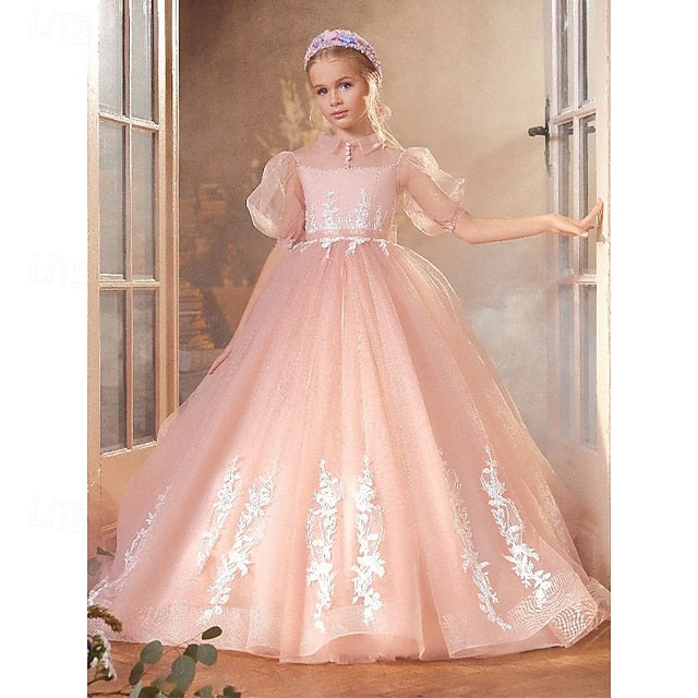 Flower Girls' Princess Dress Evening Gown Girl Party