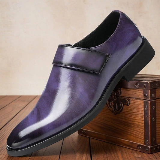 Shoes Slip-On Business Loafers Brown Men's Leather