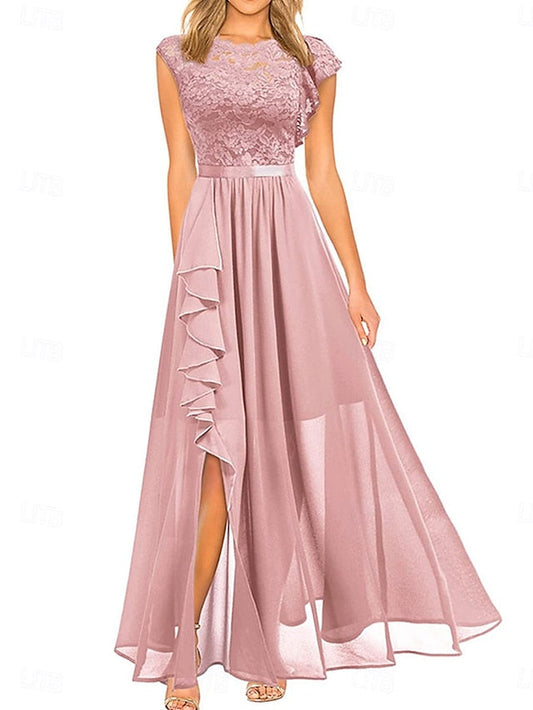 Bride Elegant Guest Casual Jewel Wedding of the Mother Dress