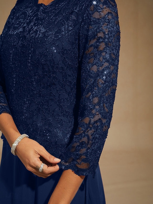 Women's Maxi Dress Chiffon Dress Elegant Wedding Guest