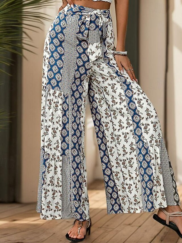 Women's Pants Trousers Fashion Streetwear Full Length High