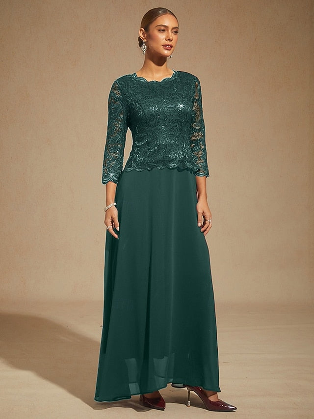 Women's Maxi Dress Chiffon Dress Elegant Wedding Guest