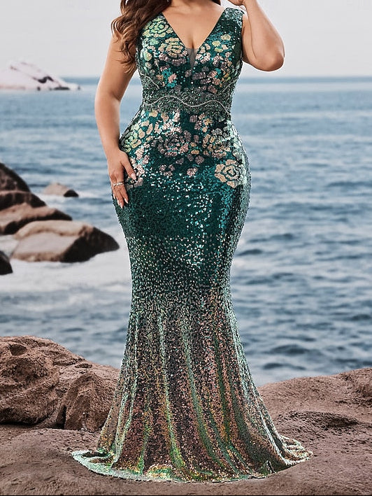 Trumpet Sheath / Mermaid Gown Evening Column