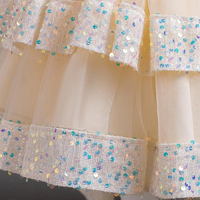 Sequin Kids Girls' Party Flower Girl Sleeveless Dress