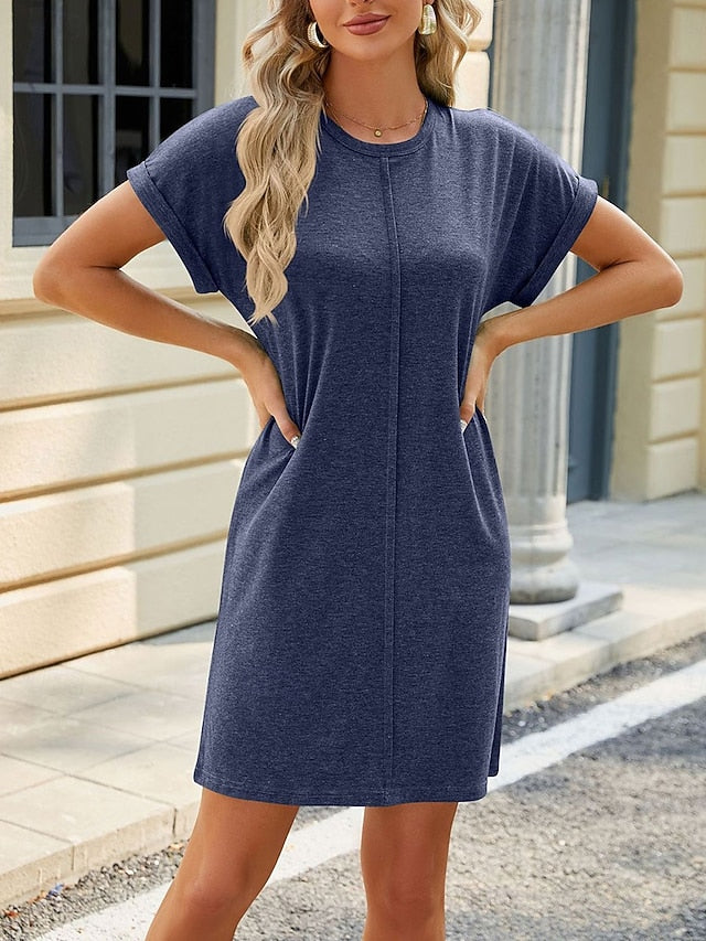 Women's Mini Dress Casual Dress A Line Dress Basic Casual