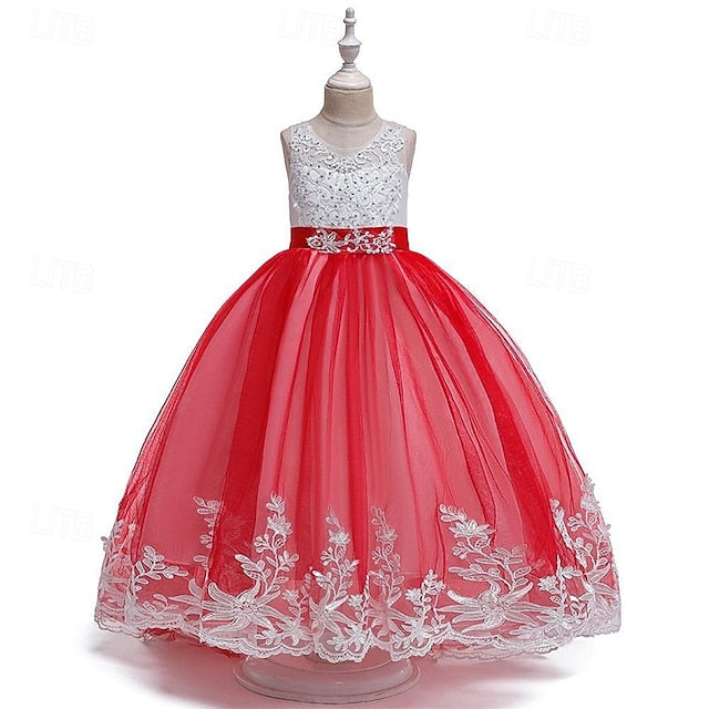 Dress Girl Princess Flower Girls' Kid's